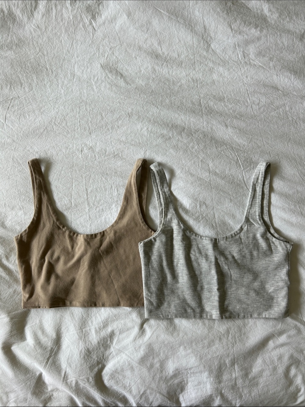 Cotton On Scoop Crop Tank Tops Set of 2